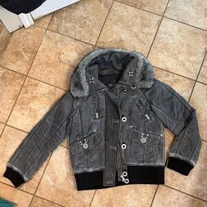 BKE Jacket with Fur Trim